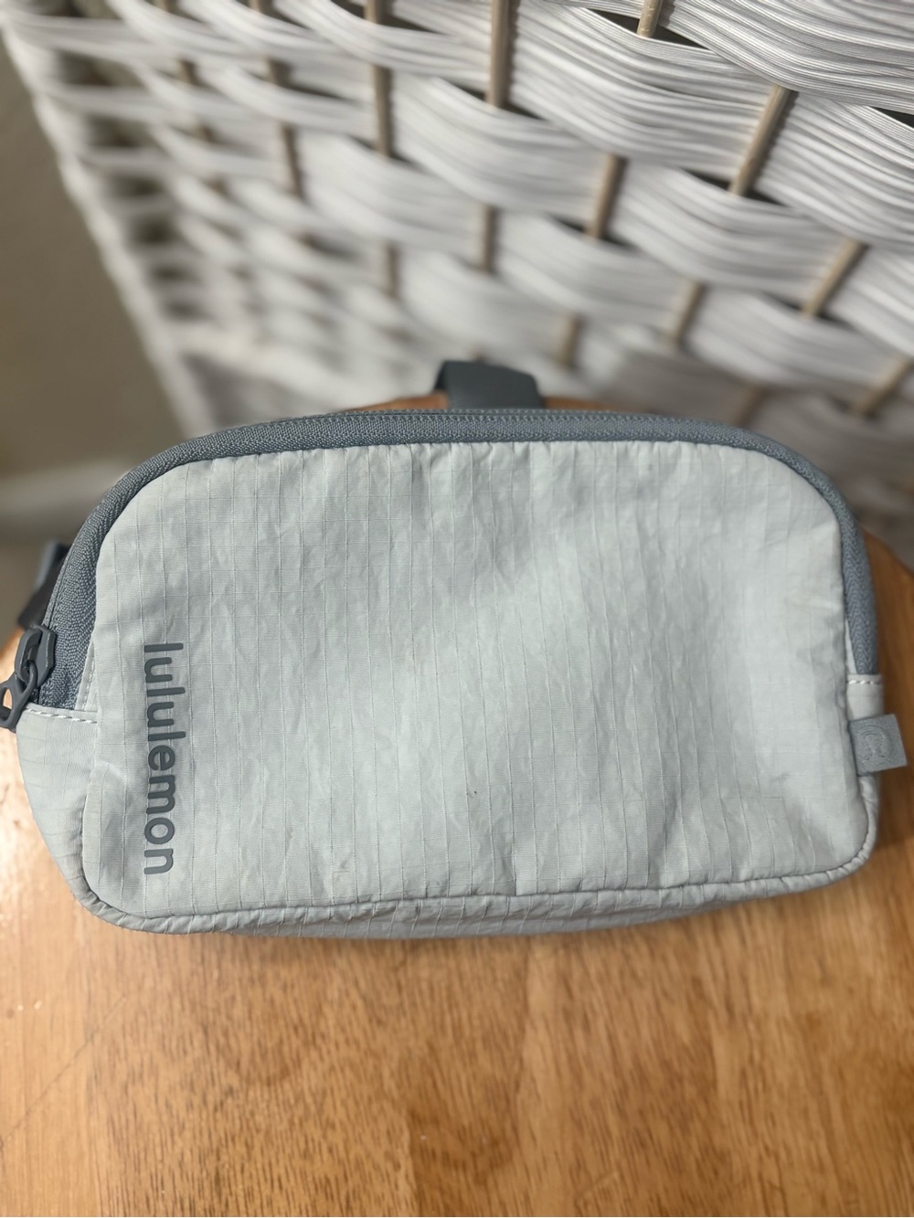 Lululemon Grey Rip Stop mini belt bag